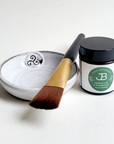 Glowing Naturally Face Mask, Celtic Ceramic Bowl & Brush Set