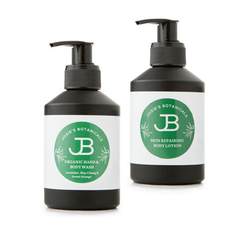 Organic Body Wash & Skin Lotion - Natural Skincare Set | Josie's Botanicals 