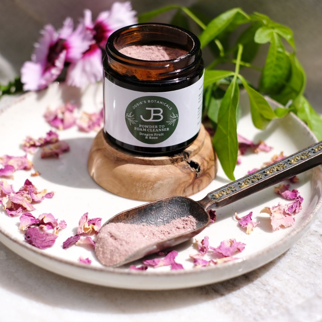 Powder to Foam Cleanser - Dragonfruit and rose
