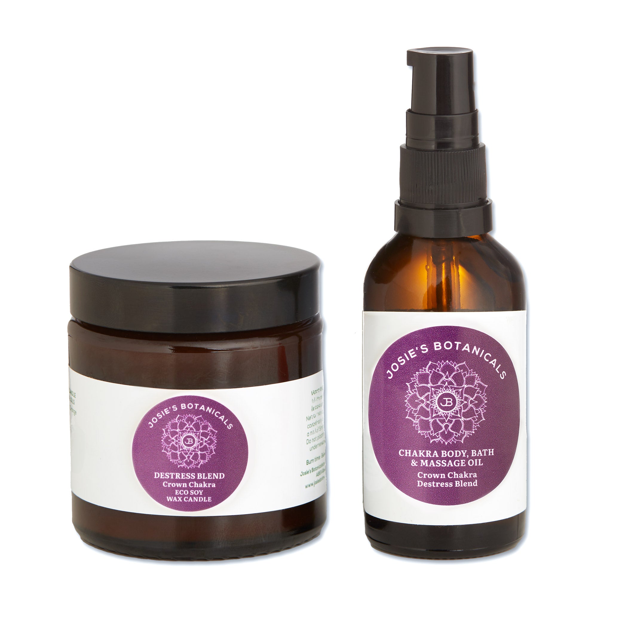 Chakra body Oil and Candle Set
