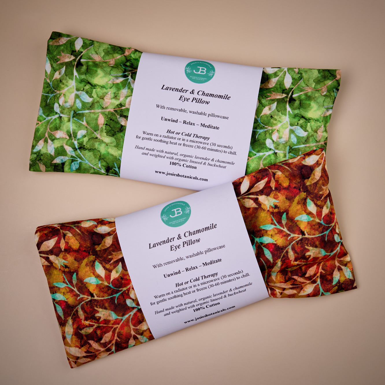 Lavender and Chamomile Eye Pillow | Josie's Botanicals