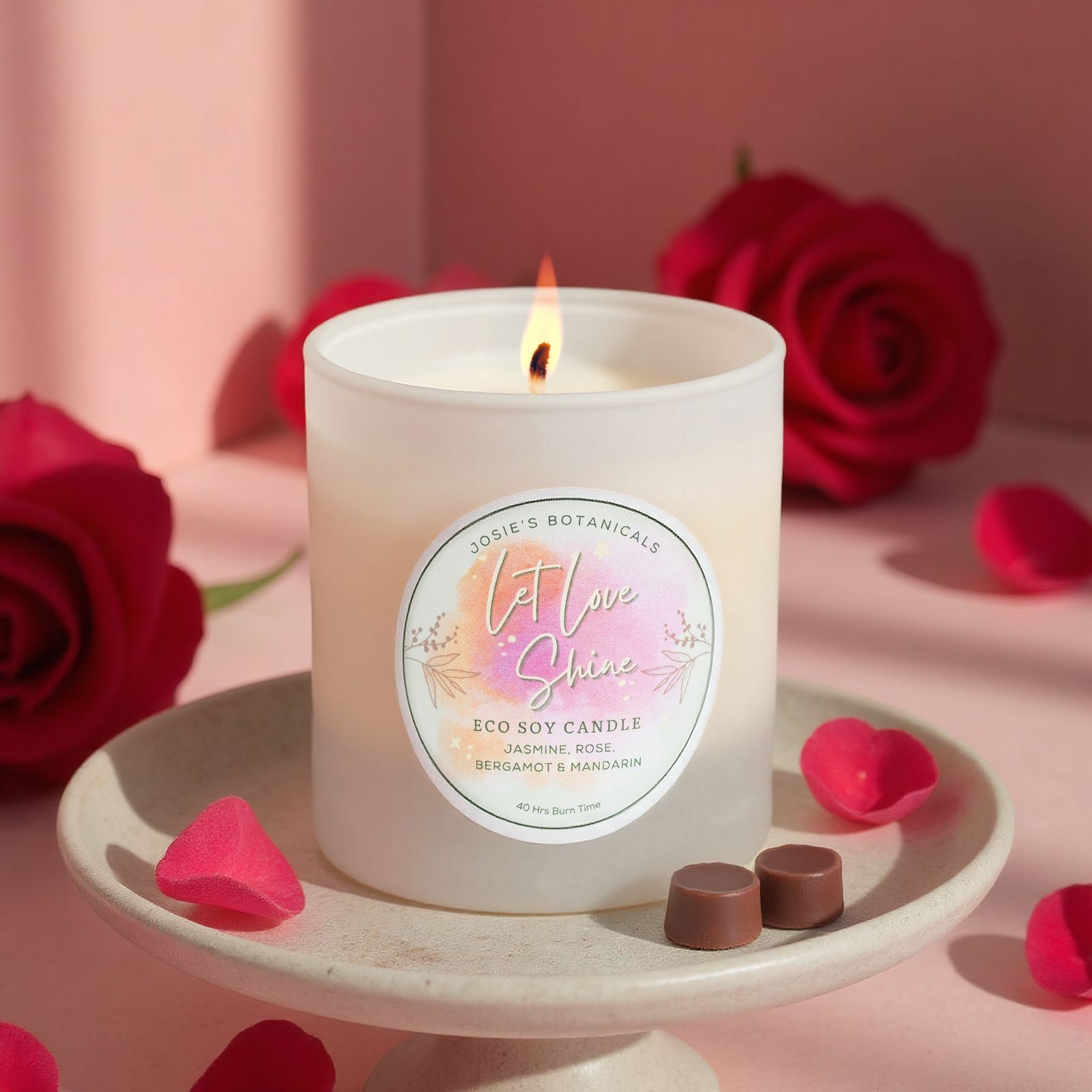 Aromatherapy candle – calming scent
