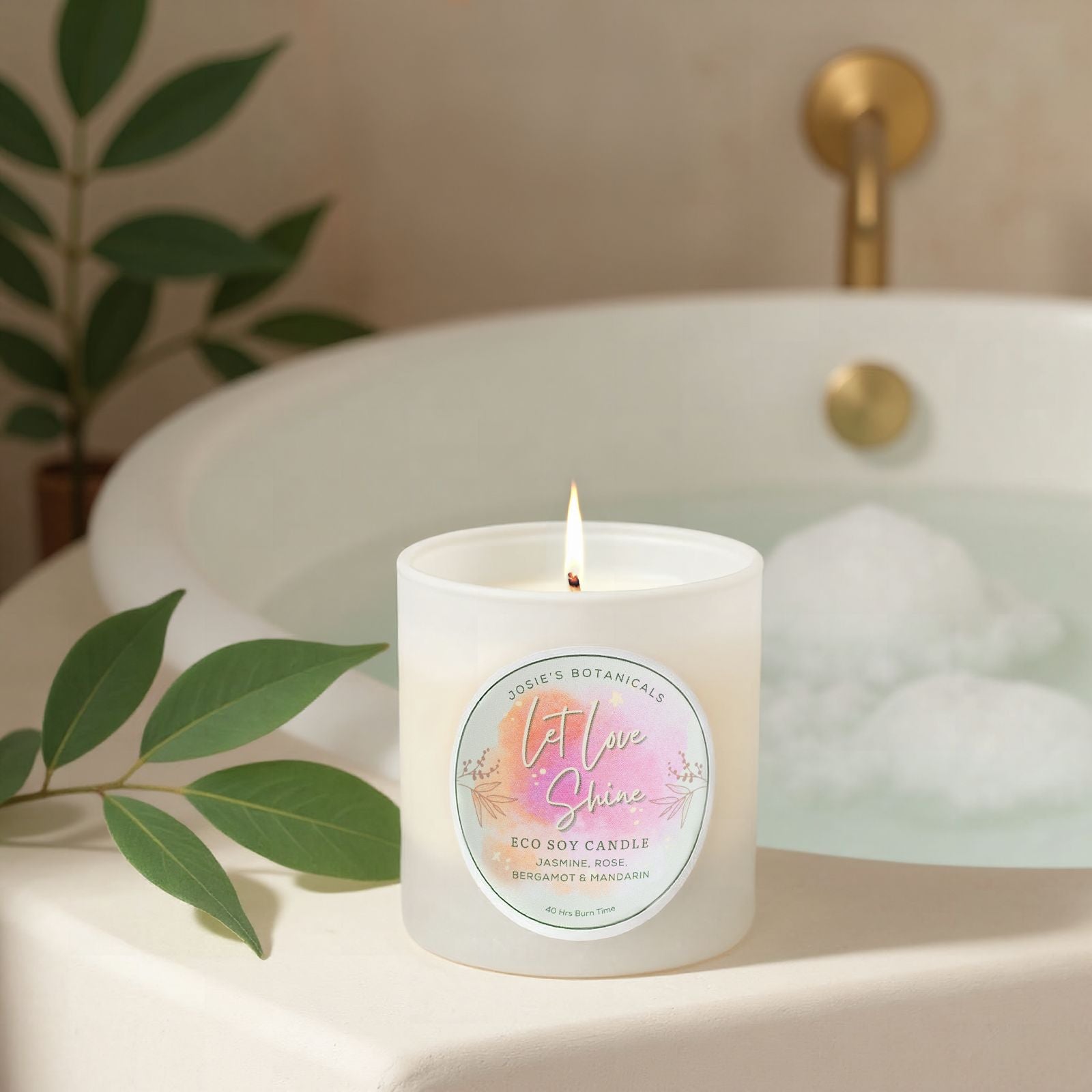 Natural candle Ireland – warm glow