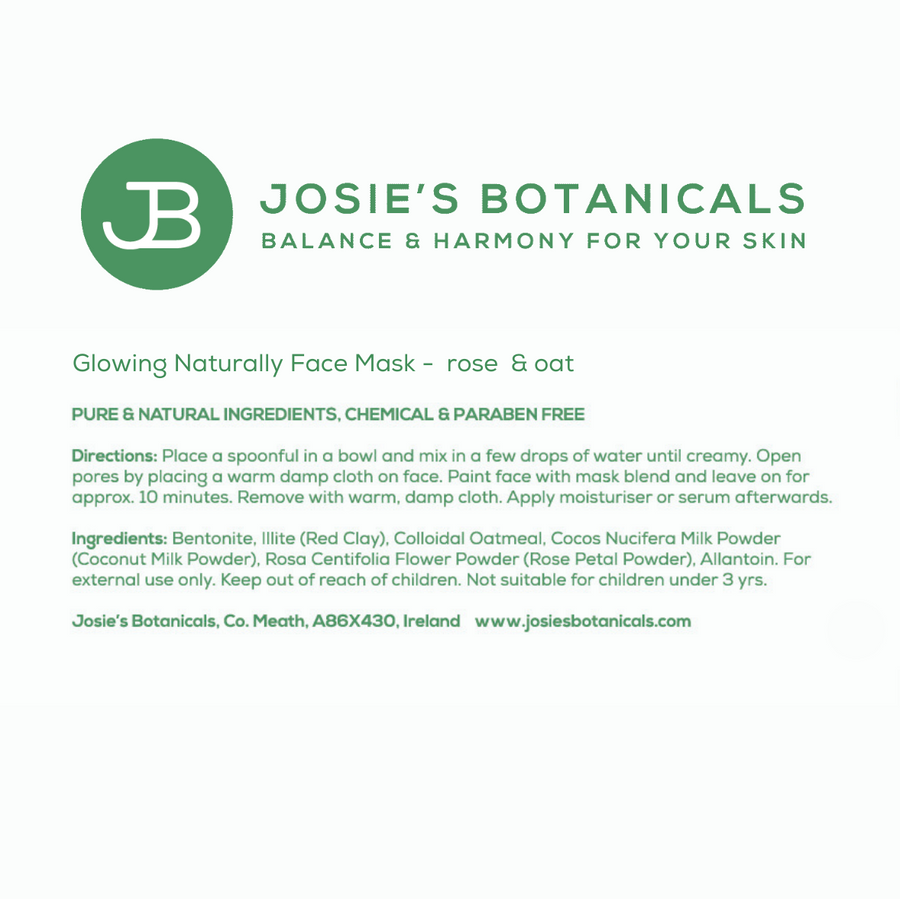 Natural Face Masks - Plant Based Natural Skincare | Josie's Botanicals