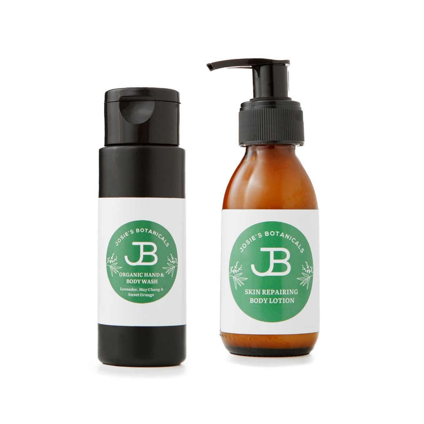 Organic Body Wash & Skin Lotion - Natural Skincare Set | Josie's Botanicals 