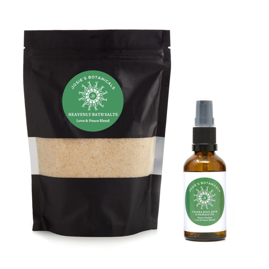 Bath Salts & Body Oils - Natural Skincare - Love & Peace Blend | Josie’s Botanicals