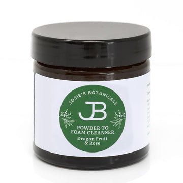 Powder to Foam Natural Cleanser - Dragonfruit and Rose | Josie’s Botanicals