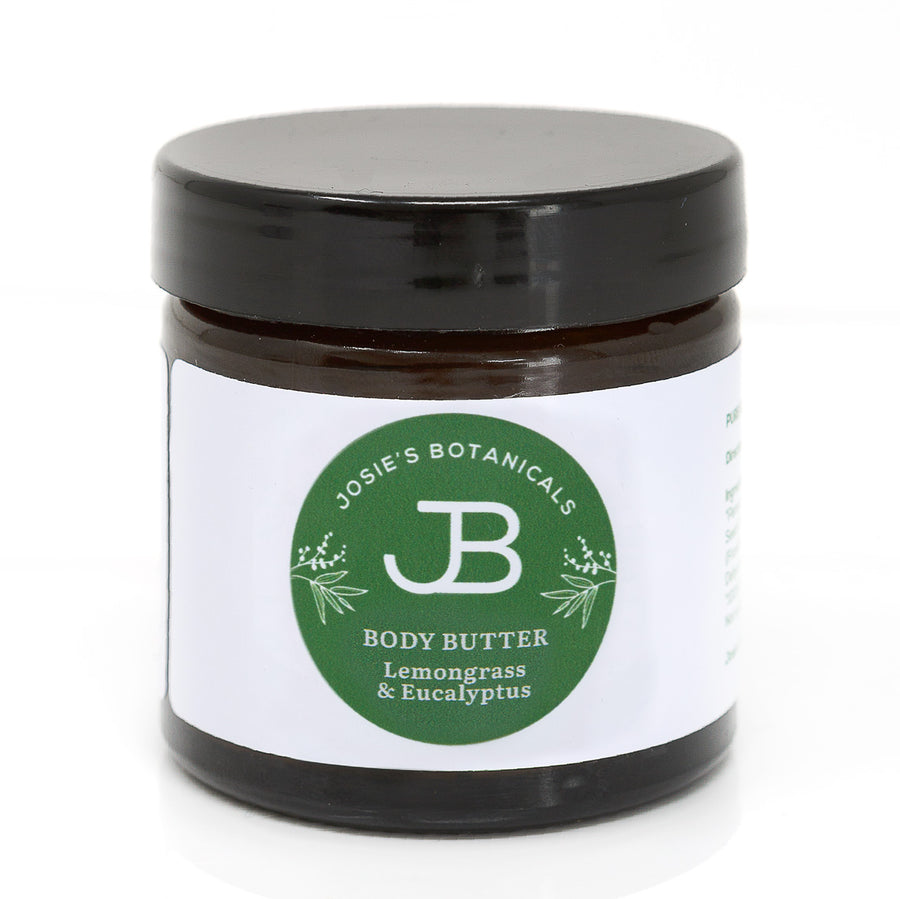 Organic Body Butter With Essential Oils - Lemongrass & Eucalyptus - Natural Skincare | Josie’s Botanicals