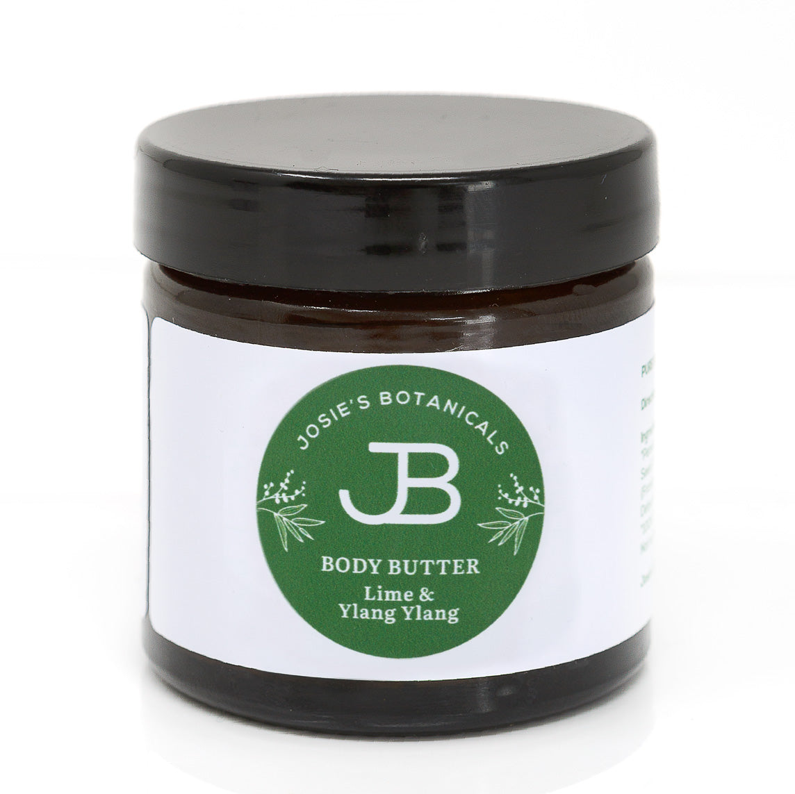 Organic Body Butter With Essential Oils - Lime & Ylang Ylang - Natural Skincare | Josie’s Botanicals
