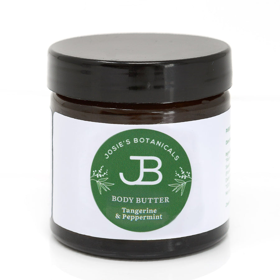Organic Body Butter With Essential Oils - Tangerine & Peppermint  - Natural Skincare | Josie’s Botanicals