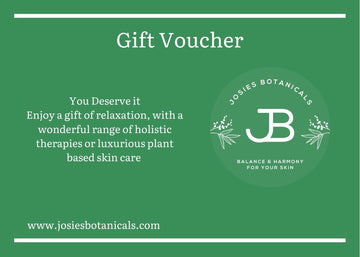 Gift Voucher for Natural Skincare Range - Postcard | Josie’s Botanicals