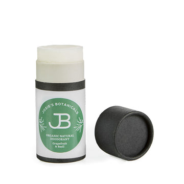 Organic Natural Deodorant With Essential Oils - Grapefruit & Basil  | Josie’s Botanicals
