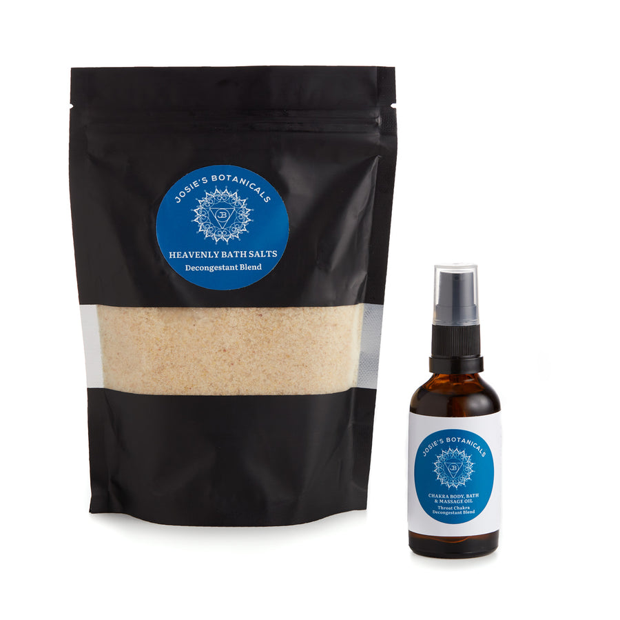 Bath Salts & Body Oils - Natural Skincare - Decongestant Blend   | Josie’s Botanicals