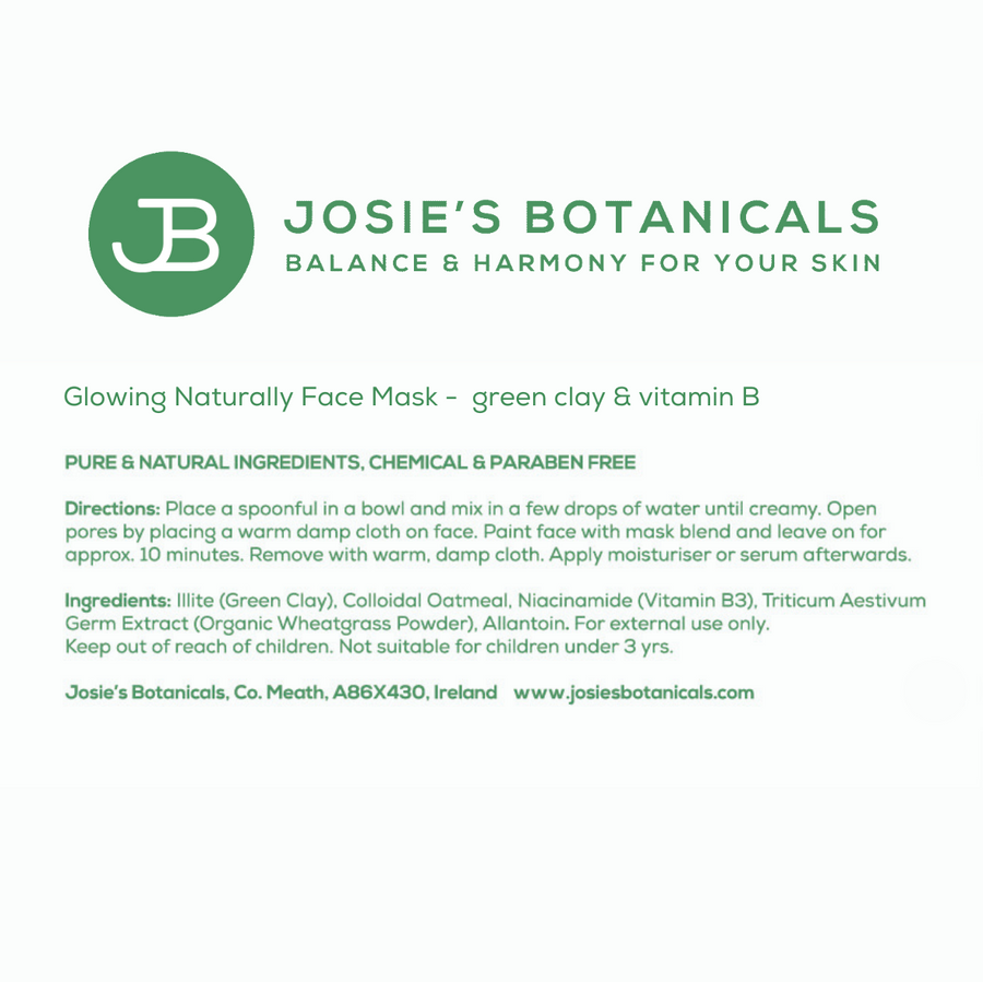 Natural Face Masks - Plant Based Natural Skincare | Josie's Botanicals
