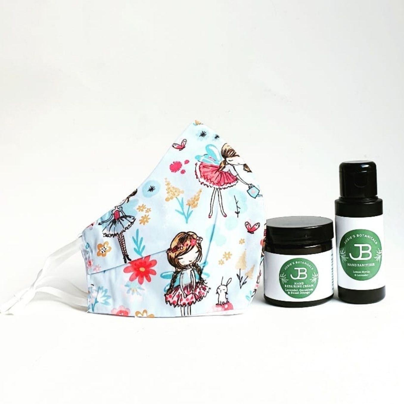 Natural Handcare Gift Set - Hand Sanitiser & Cream | Josie’s Botanicals 