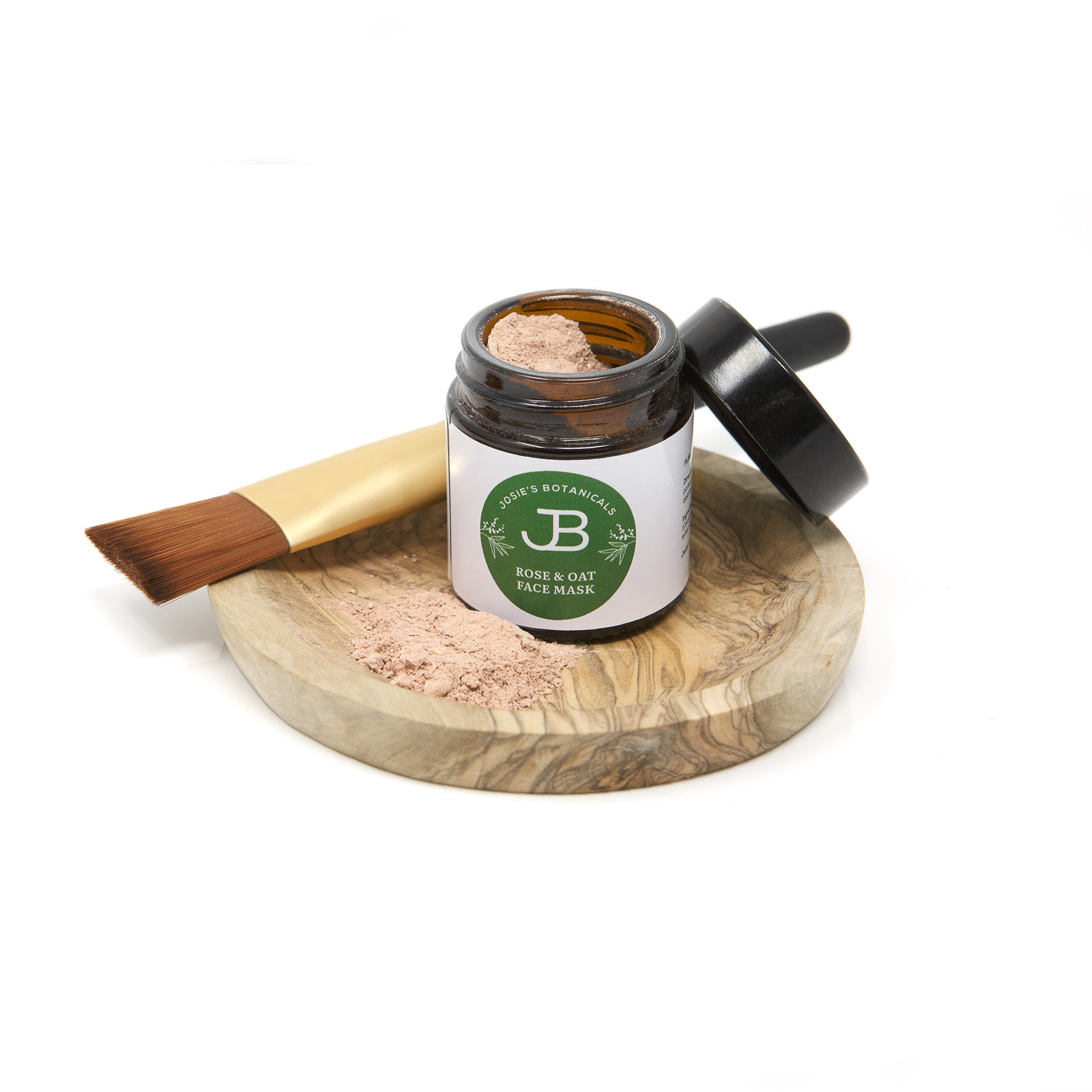 Natural face mask and brush – smooth skin